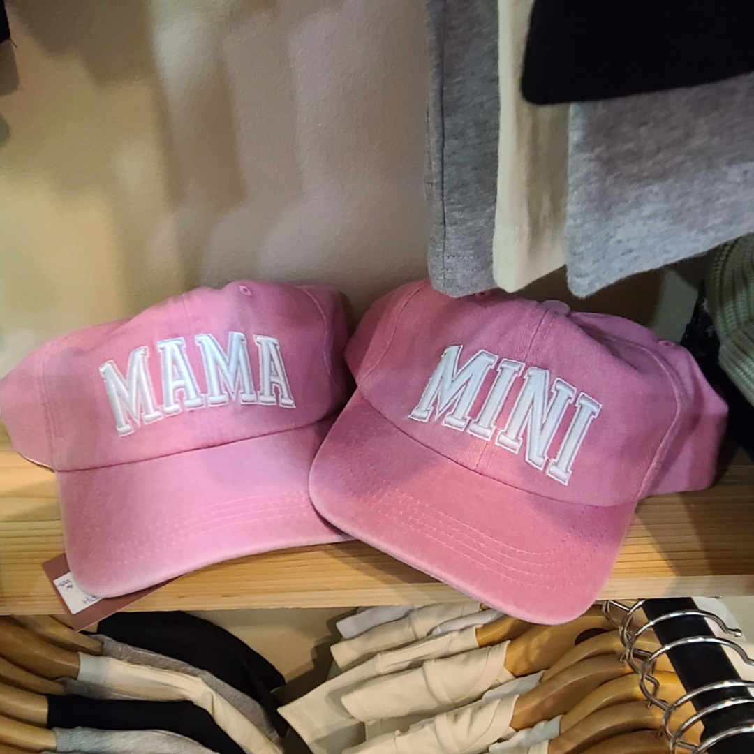 Mama & Mini Baseball Caps Set